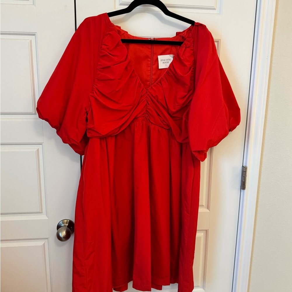 Red Hyacinth House Courtney V-Neck Dress - Picture 3 of 6